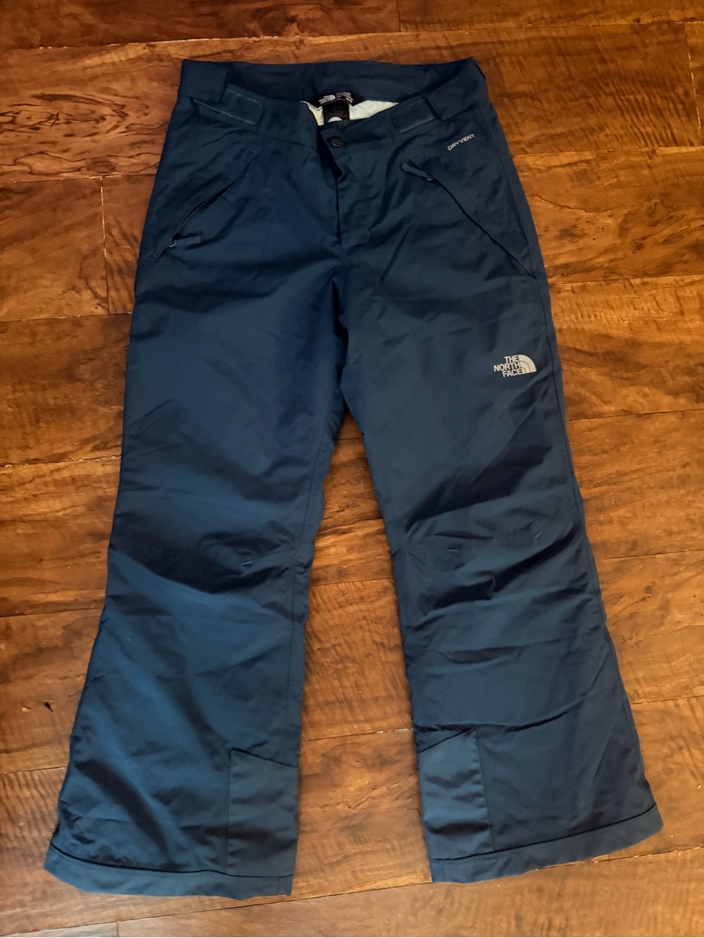 The North Face Boys Black Freedom Insulated Youth DryVent Snow Pants Sz M 10/12